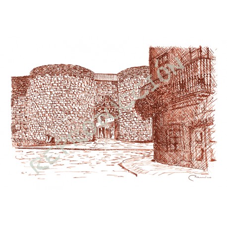 Muralla, a Porta de San Pedro
