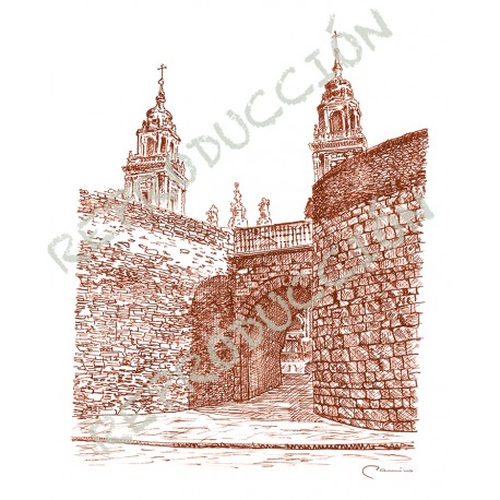 Muralla, a Porta de Santiago